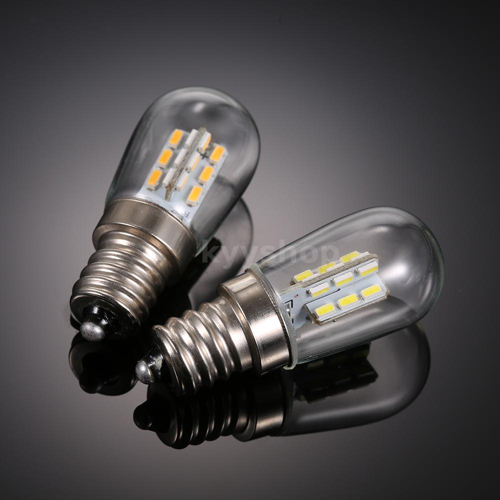 LED Mini Kühlschrank Licht Kühlschrank Lampe E12 Glühbirne Sockel Z1T4